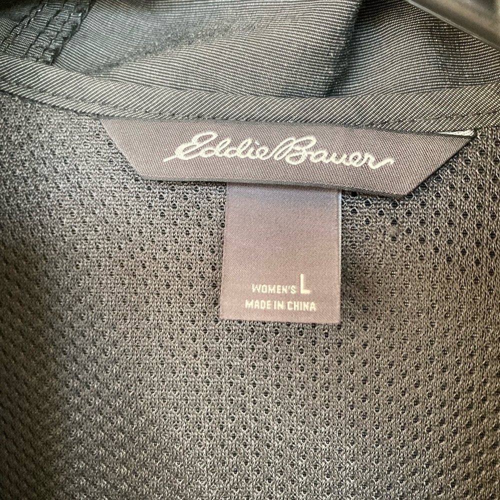 Women's Eddie Bauer gray lightweight zip up jacket. Size L - Picture 7 of 11